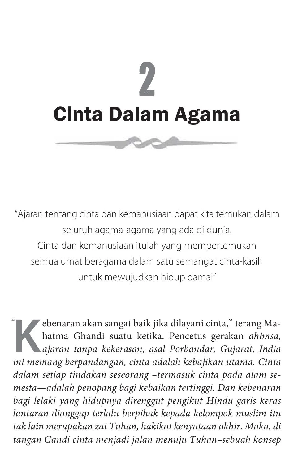 Agama Cinta, Ahmad Nurcholish screenshot